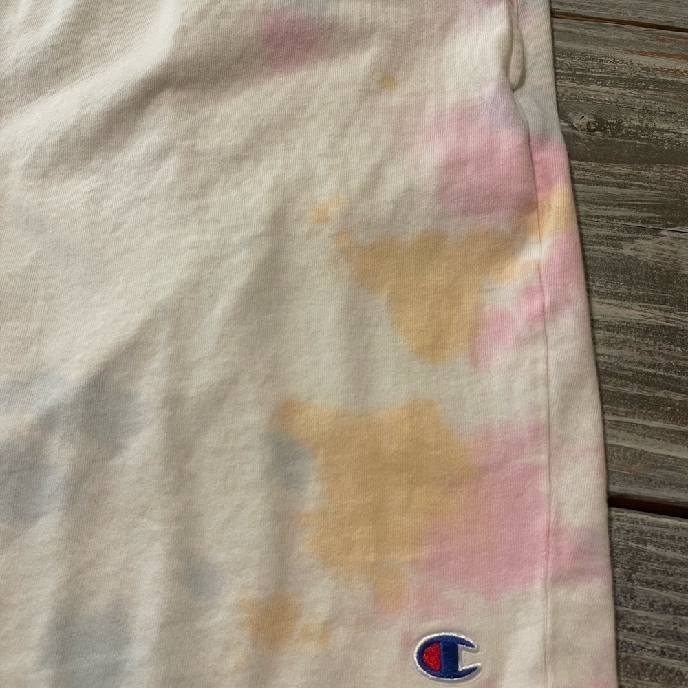 Champion Cotton Cloud Tye Dye Shorts Size Large - Picture 11 of 11